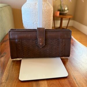 Cleo + Wolf Brown Leather Wallet